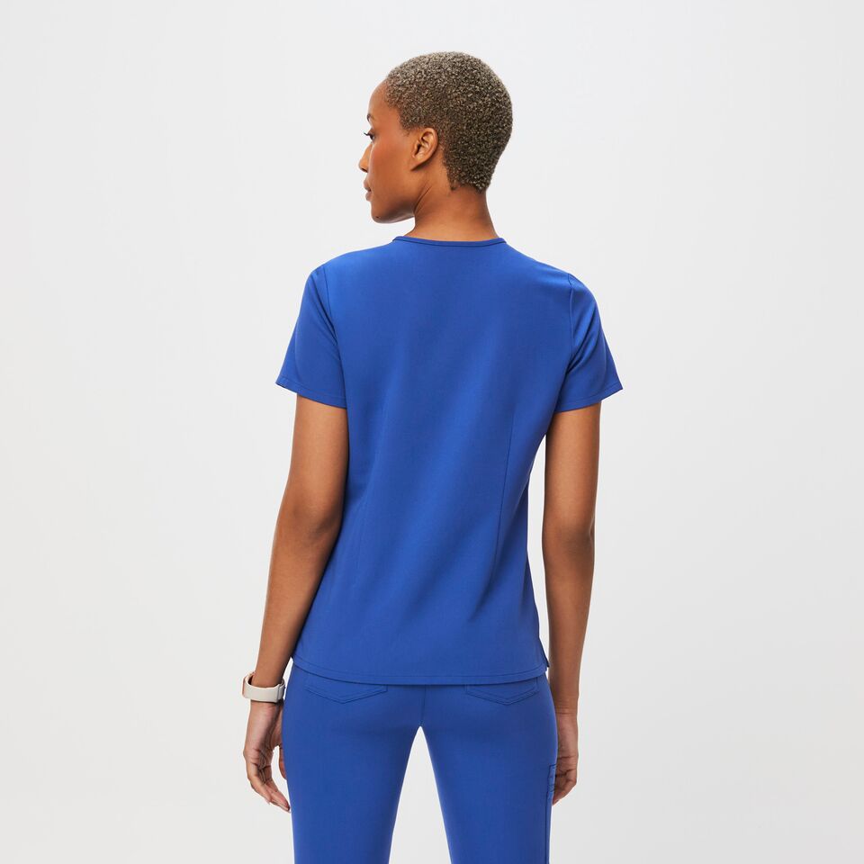 Women's Catarina OnePocket Scrub Top Winning Blue · FIGS