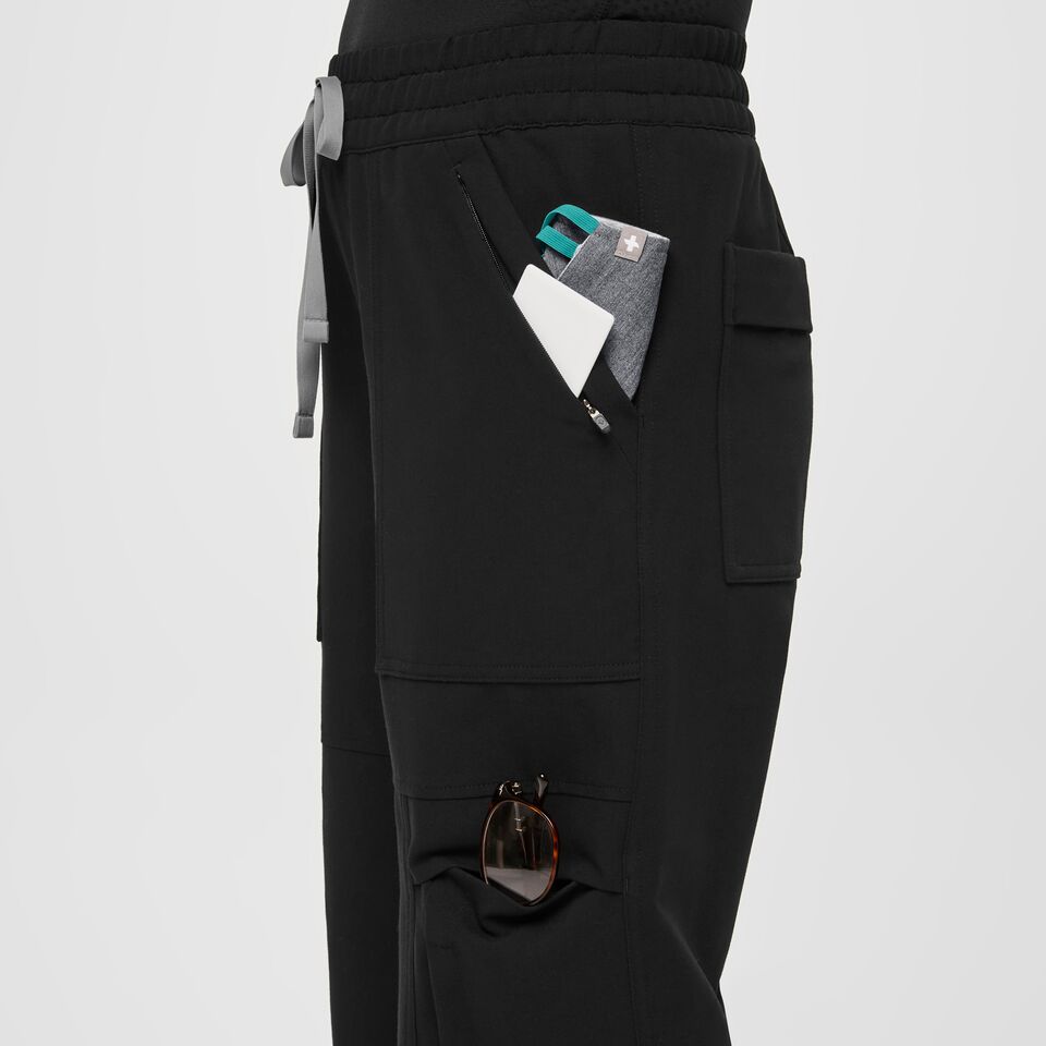 23-Pocket Jogger Scrub Pants - Black · FIGS