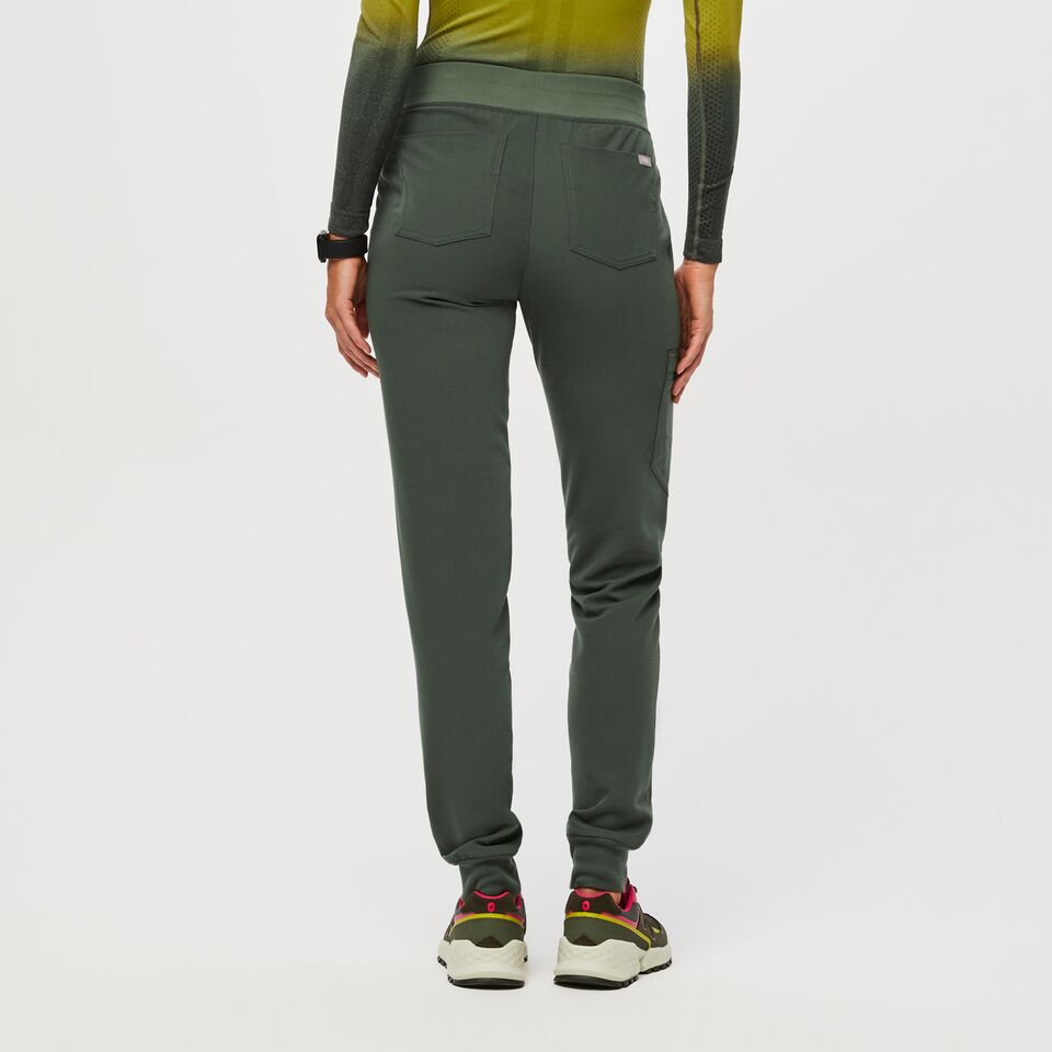 Women's Zamora™ Jogger Scrub Pants Moss · FIGS