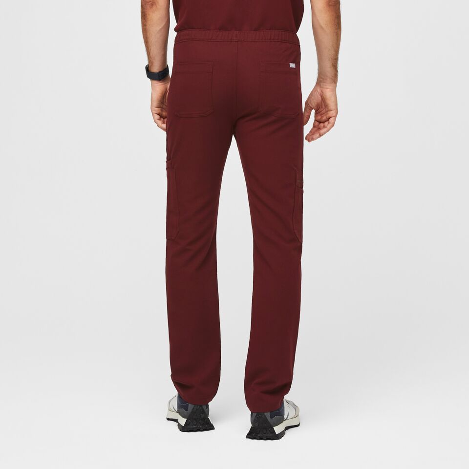 Men's Cairo™ Cargo Scrub Pants Burgundy · FIGS