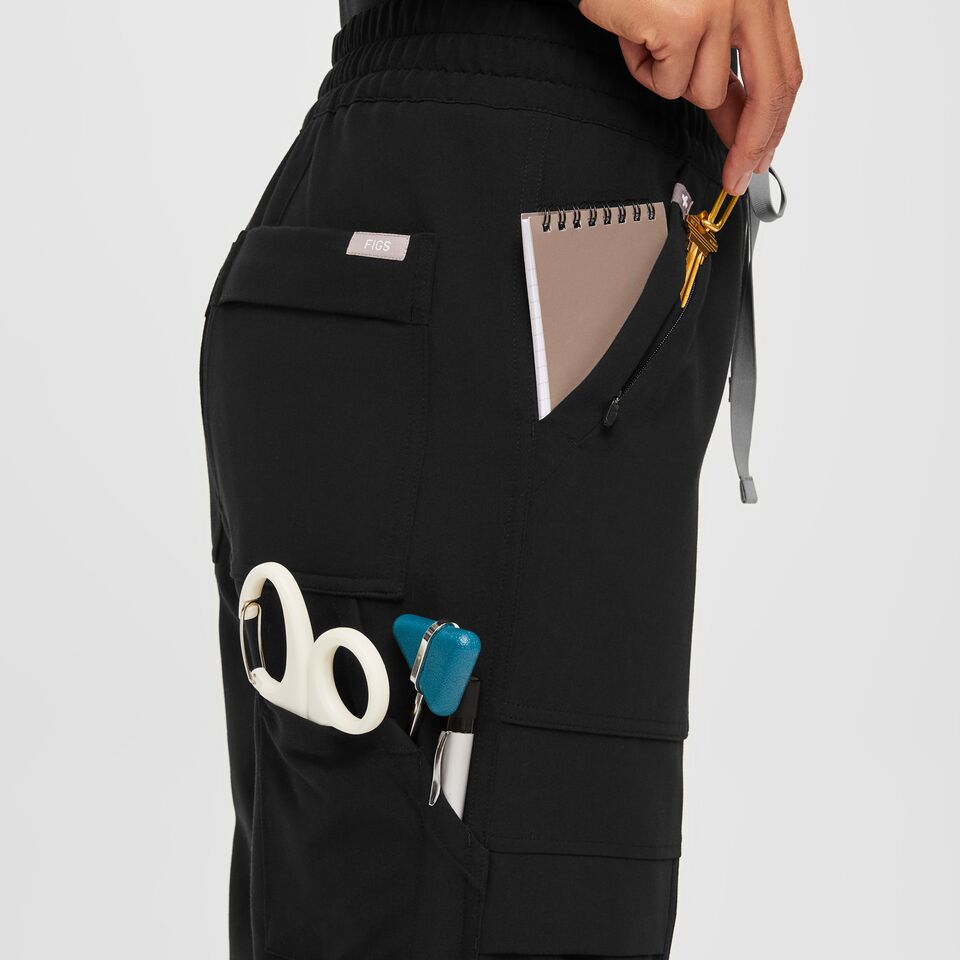  SOULFUL SCRUBS Pantalones médicos para mujer, con 5 bolsillos,  cintura para yoga, tiro medio, 3501 Camila, Negro - : Ropa, Zapatos y  Joyería