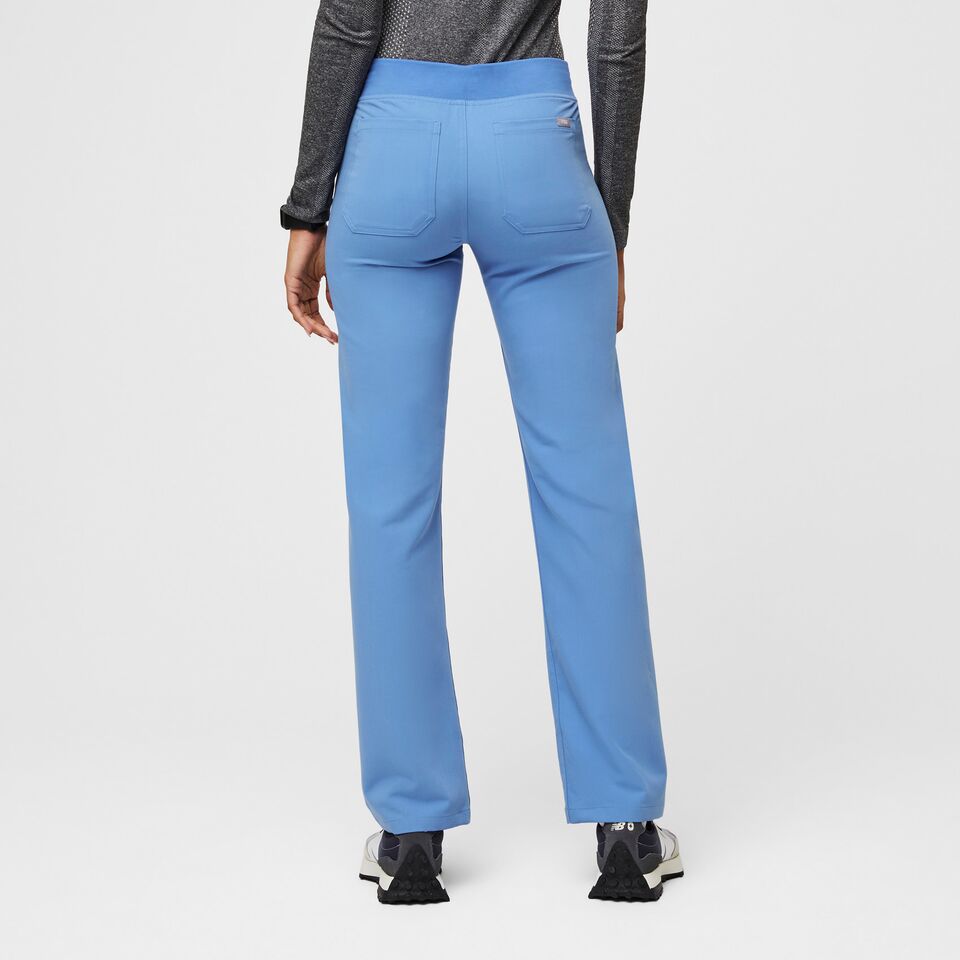 Women's Livingston Basic Scrub Pants Ceil Blue · FIGS