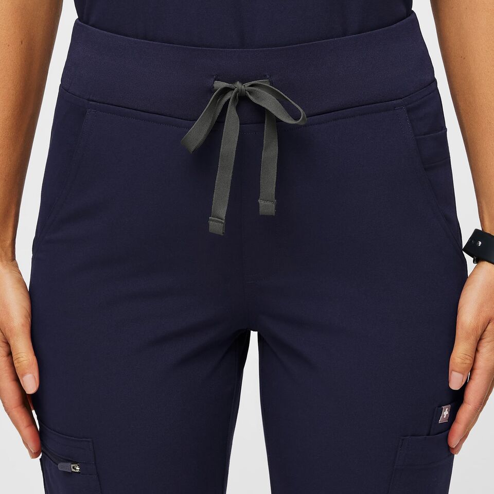 Women’s High Waisted Yola™ Skinny Scrub Pants Navy · FIGS