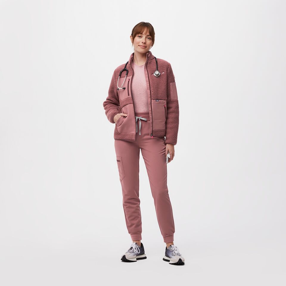 Women’s On-Shift™ Sherpa Jacket - Mauve · FIGS