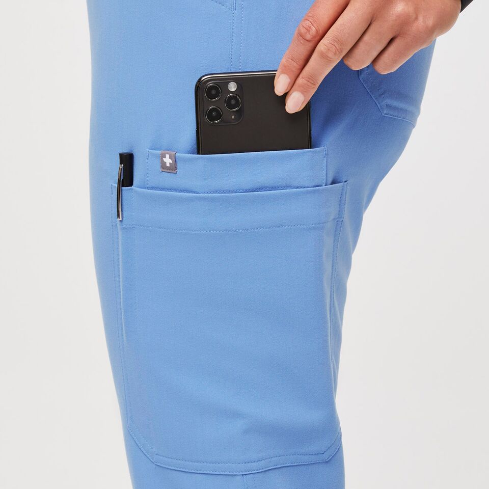Women's Yola™ Skinny Scrub Pants Ceil Blue · FIGS
