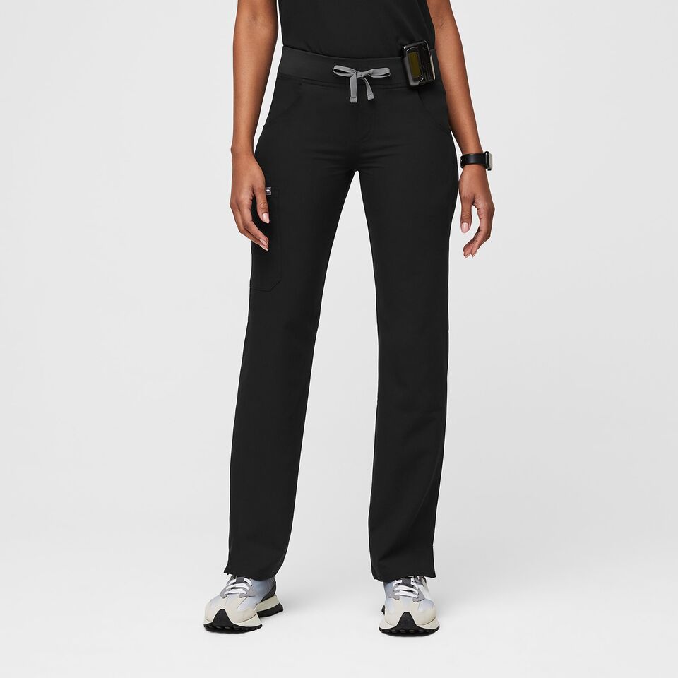Women's Kade Cargo Scrub Pants - Black 