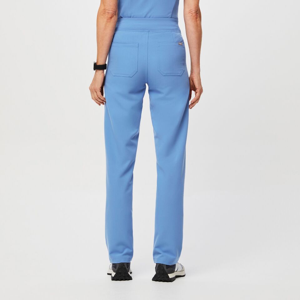 Women’s High Waisted Livingston™ Scrub Pants Ceil Blue · FIGS